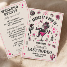 Last Rodeo Cowgirl Fun Nash Bash Bachelorette