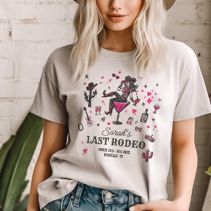 Last Rodeo Cowgirl Fun Nash Bash Bachelorette Tri-Blend Shirt