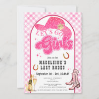 Last Rodeo Pink Go Girls Bachelorette Itinerary