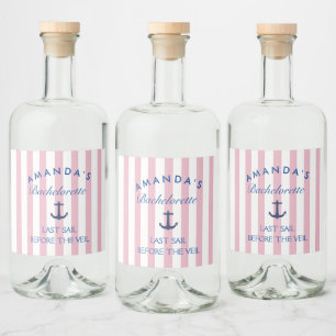 Last Sail Before The Veil Bachelorete Liquor Label