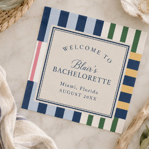 Last Sail Before the Veil Bachelorette Napkin