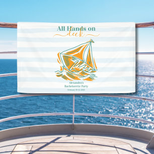 Last Sail Before the Veil Bachelorette Party Banner