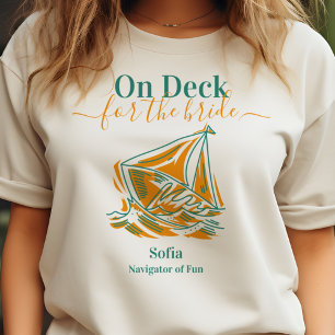 Last Sail Before the Veil Bachelorette Party T-Shirt