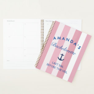 Last Sail Before The Veil Bachelorette Planner