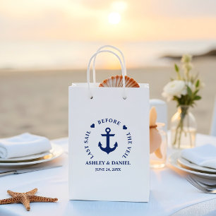 Last Sail Before The Veil Nautical Favour Medium Gift Bag