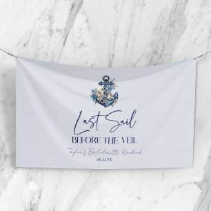 Last Sail Before Veil Bachelorette Weekend Party Banner