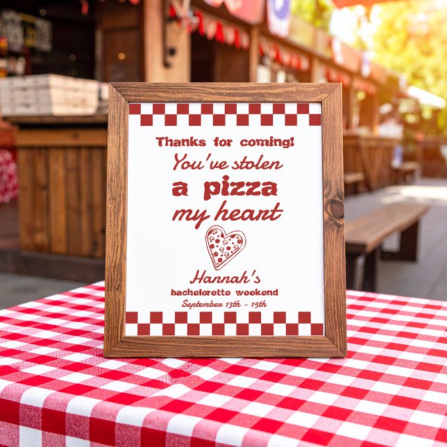 Last Slice Pizza Bachelorette Thank you Sign (Creator Uploaded)