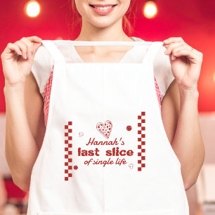 Last Slice Pizza Bachelorette Weekend Party Standard Apron