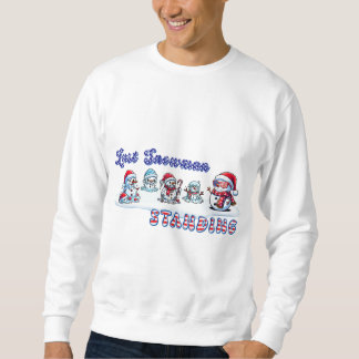 Last Snowman Standing American Flag Pattern Sweatshirt