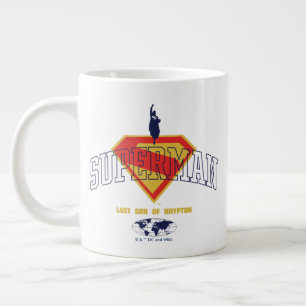 Last Son of Krypton Emblem Large Coffee Mug