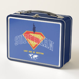 Last Son of Krypton Emblem Metal Lunch Box
