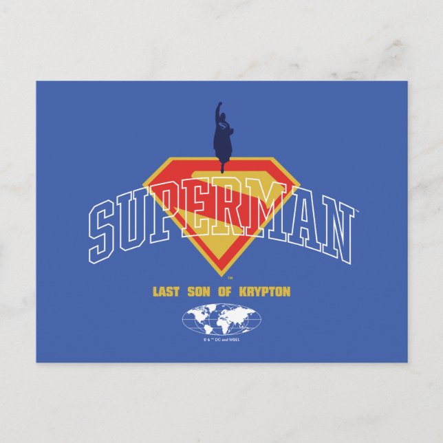 Last Son of Krypton Emblem Postcard (Front)