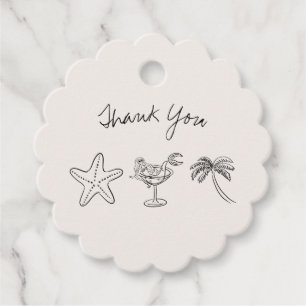 Last Splash Bachelorette Thank You Favour Tags