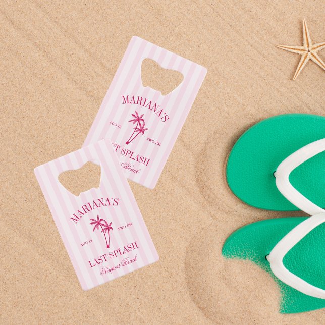 Last Splash Beach Palms Hot Pink Bachelorette (Creator Uploaded)