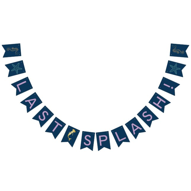 Last Splash Mermaid Bachelorette Banner (All)