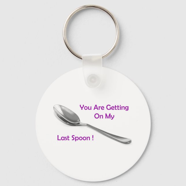 Last Spoon Key Ring (Front)