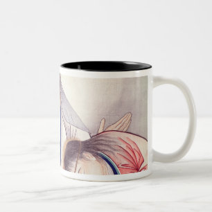 Last Supper, Christ and St John Two-Tone Coffee Mug