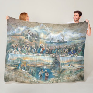 LAST SUPPER FLEECE BLANKET