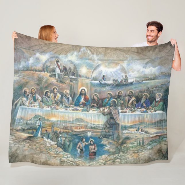 LAST SUPPER FLEECE BLANKET (In Situ)