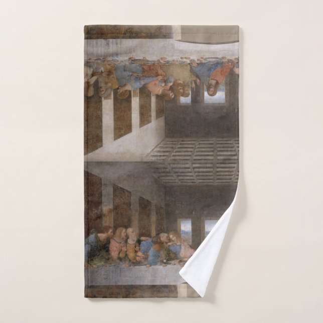 Last Supper Hand Towel Left Side (Hand Towel)