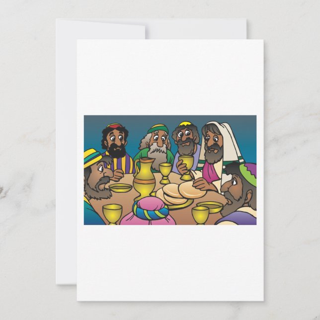 Last Supper Invitation (Front)