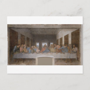 Last Supper Leonardo da Vinci's late 1490s mural Postcard