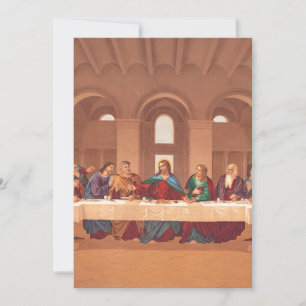 Last Supper of Jesus Christ Holiday Card