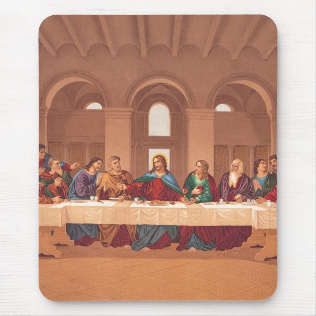 Last Supper of Jesus Christ Mouse Mat (Front)