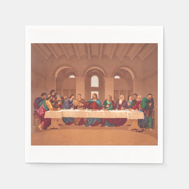 Last Supper of Jesus Christ Napkin (Front)