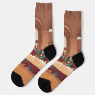 Last Supper of Jesus Christ Socks