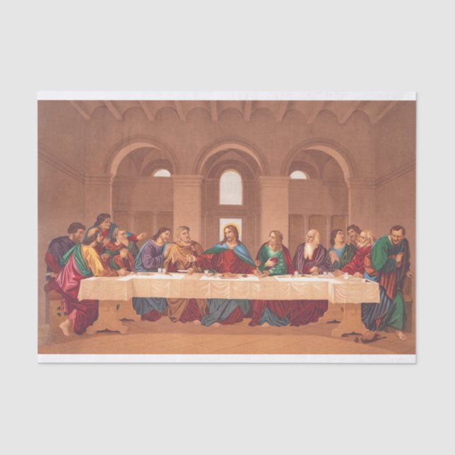 Last Supper of Jesus Christ Tissue Paper (Front)