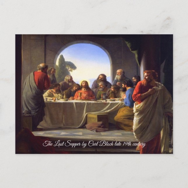 Last Supper Postcard (Front)