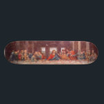 Last Supper Skateboard<br><div class="desc">The Last Supper is a 15th century mural painting in Milan created by Leonardo da Vinci for his patron Duke Ludovico Sforza and his duchess Beatrice d'Este. It represents the scene of The Last Supper from the final days of Jesus as narrated in the Gospel of John 13:21, when Jesus...</div>