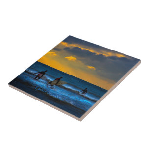 Last Surf Of The Day Tile