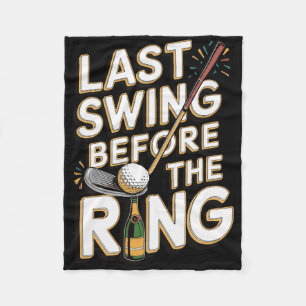 Last Swing Before The Ring 1 Fleece Blanket