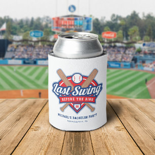 Last Swing Before the Ring Baseball Can Cooler