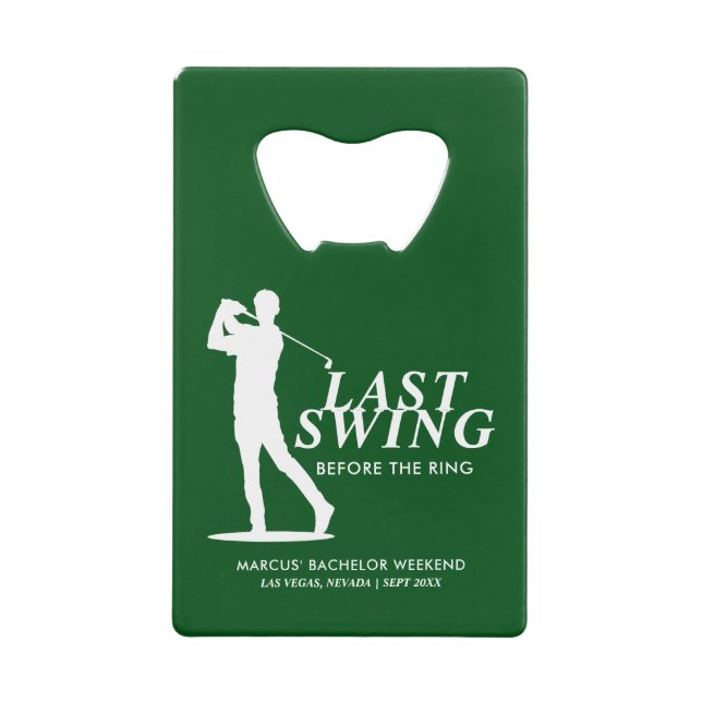 Last Swing Before the Ring Golf Bachelor (Front)