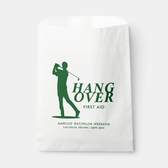 Last Swing Before the Ring Golf Bachelor Favour Bags (Front)