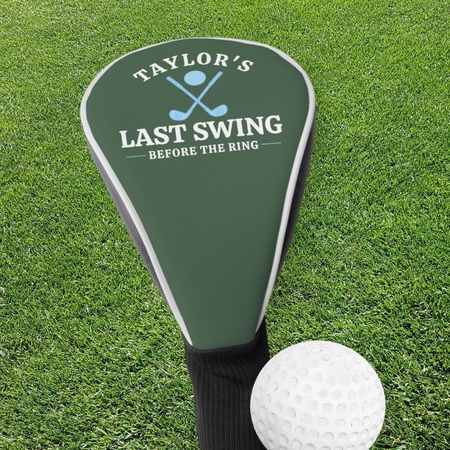 Last Swing Before The Ring Golf Bachelor Golf Head Cover (Last Swing Before The Ring Golf Bachelor Golf Head Cover by Ricaso. Fun last taste of freedom tour)