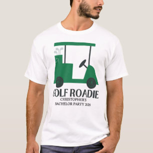 Last Swing Before The Ring Golf Bachelor Party T-Shirt