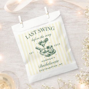 Last Swing Before The Ring Pickleball Bach Weekend Favour Bags