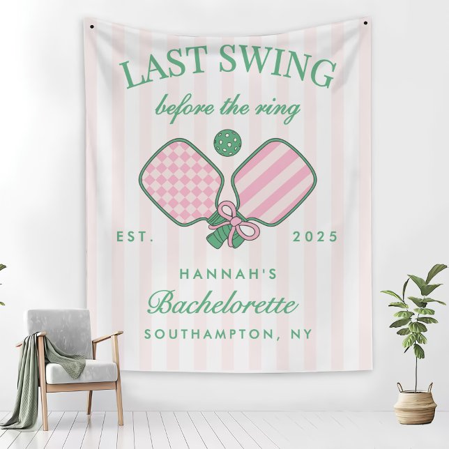 Last Swing Before The Ring Pickleball Bach Weekend Fleece Blanket (Creator Uploaded)