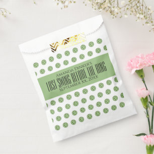 Last Swing Before the Ring Wedding Pickleball Sage Favour Bags