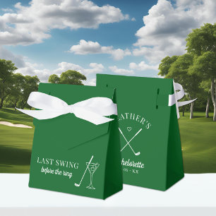 Last Swing Golf Bachelorette Favour Box
