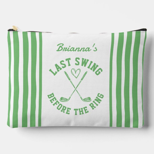 Last swing golf country club Bachelorette favours Accessory Pouch (Front)