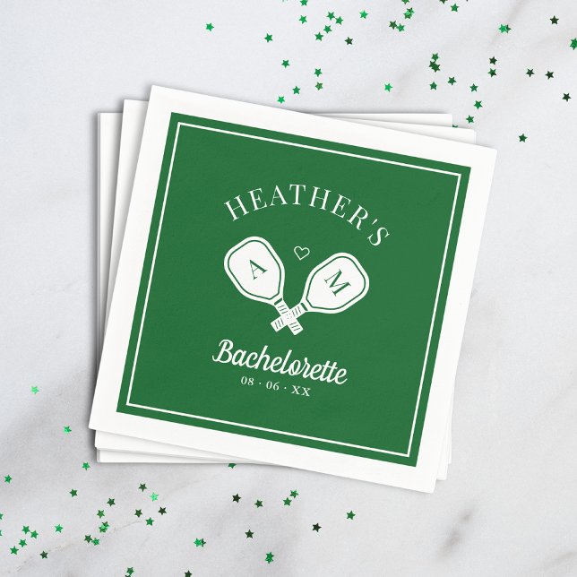 Last Swing Pickleball Bachelorette Napkin (Creator Uploaded)