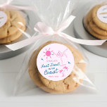 Last Toast Bachelorette Weekend Round Sticker<br><div class="desc">Elevate your bachelorette party with our Last Toast Round Sticker! Perfect for favours and décor,  it's a fun and vibrant addition to your celebration. Matching items in Cava party design.</div>