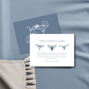 Last Toast Cocktail Bachelorette Party Panty Game Enclosure Card