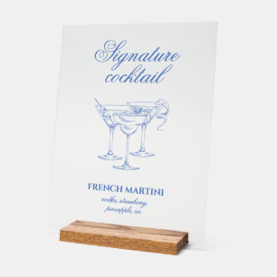 Last toast on the coast Bachelorette Acrylic Sign