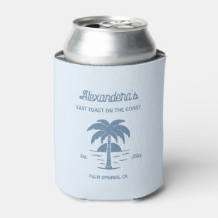 Last Toast on the Coast Bachelorette Favour Can Cooler